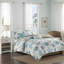 Ensembles de literie en satin de coton côtier, grand lit multicolore, décoration intérieure relaxante