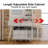 59" Modern Retractable Vanity Desk with LED Mirror | 3-Color Lights, Adjustable Cabinet, Built-in Power Strip, Fluted Glass Door, Compact Glam-1137163713
