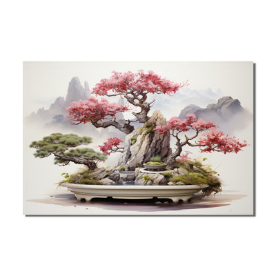 Art asiatique sur toile Bonsais, art asiatique