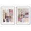 «Tonal Gridwork Duet», reproduction d'art sur toile encadrée par Art Remedy, cadre blond, 16 x 20-1309717475-1309717481