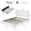 Lit double avec tiroirs de rangement Lit plateforme tapissier réglable-88284569-100041930
