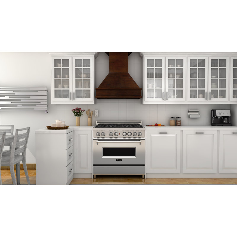 30" Wood 400 CFM Convertible Wall Mount Range Hood, Walnut/Hamilton