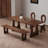 Creative solid wood table set-107360764