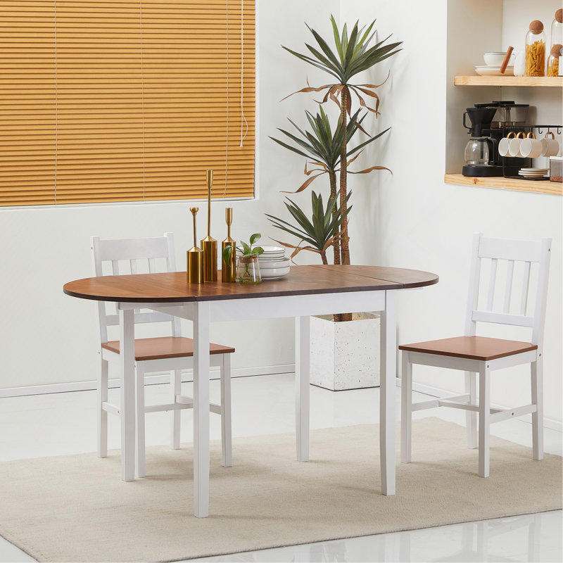 Versatile Folding Solid Wood Kitchen Table For Compact Spaces, Enhancing Functionality