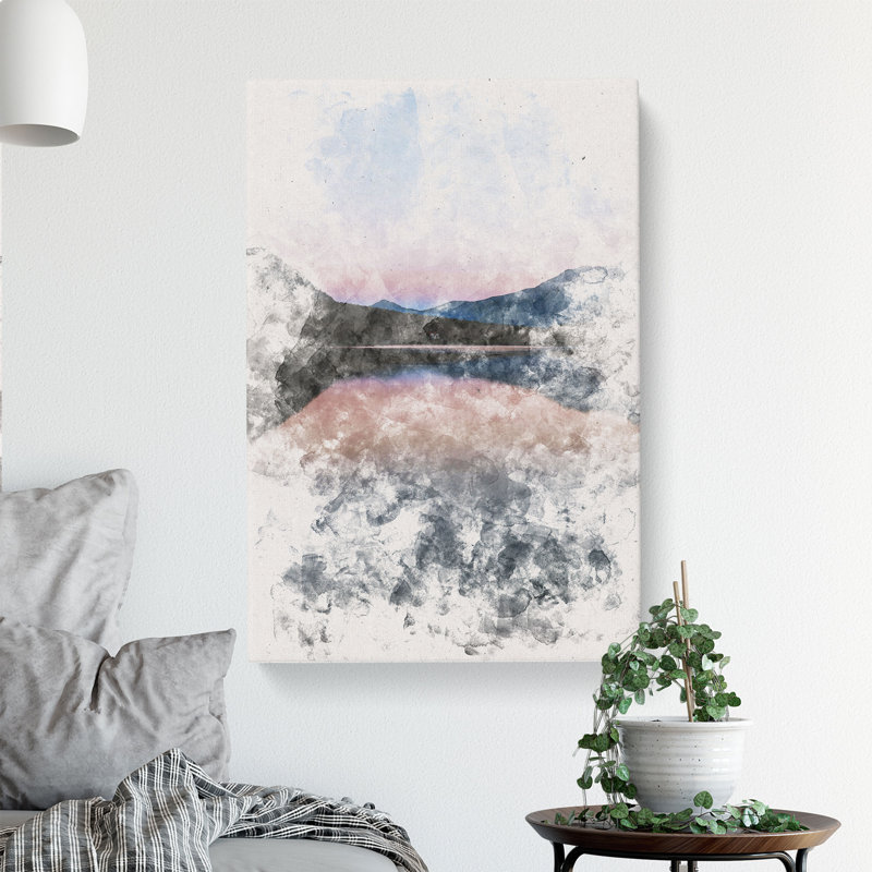 Italian Lake - Wrapped Canvas, 50cm H x 35cm W x 3cm D