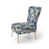 Motif floral de bouquets de fleurs victoriens bleu est en rupture de stock