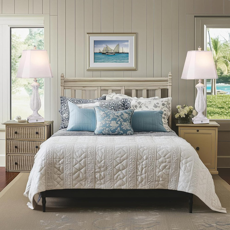 Table Lamps Set Of 2 White