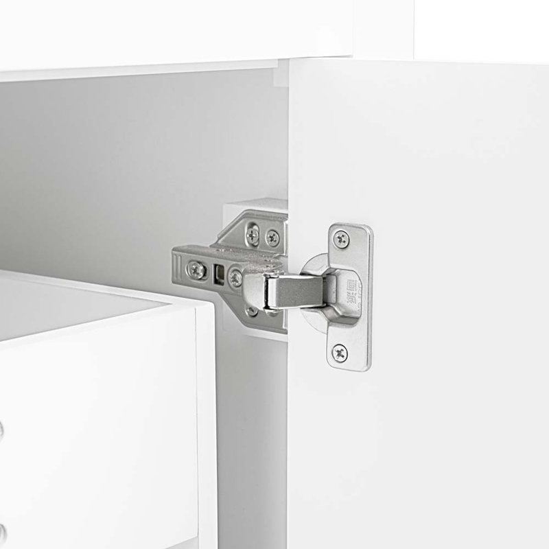 Meuble-lavabo simple 30 po avec lavabo blanc