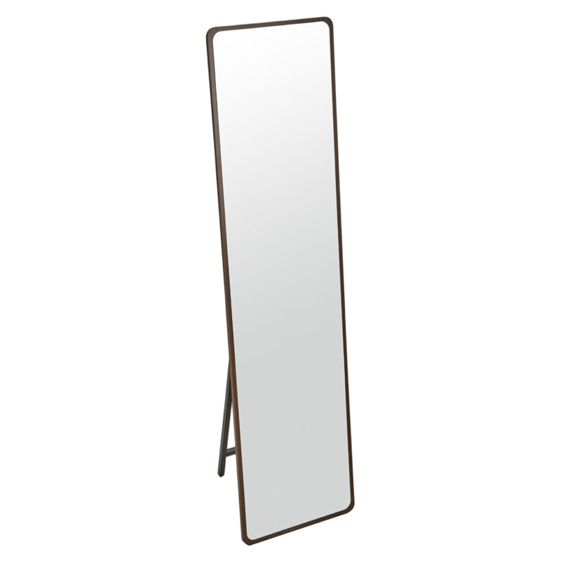 Rectangle Floor Mirror, Walnut