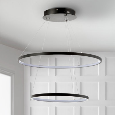 Luminaire suspendu à niveaux unique / remarquable à DEL Kunzler