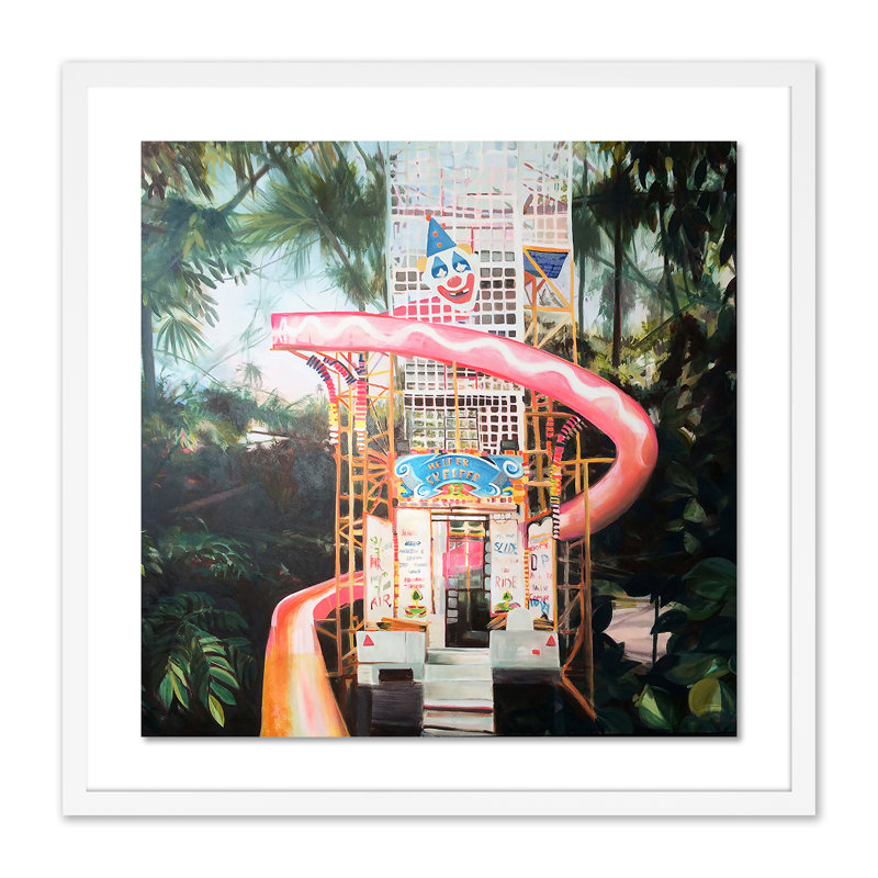 On Second Thought Print by Julie Moss, 24" H x 24" W x 1.5" D, White