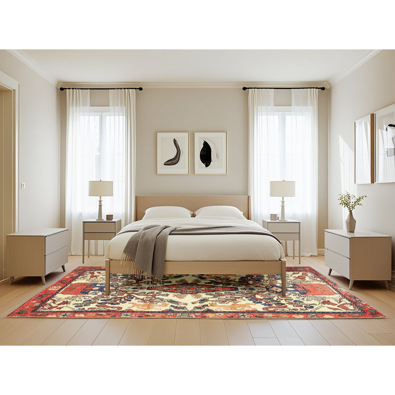 Oriental Indoor Rug, Rectangle 5' x 8'