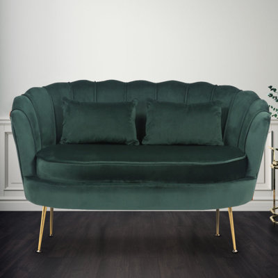 Carney Velvet Loveseat Accent Sofa