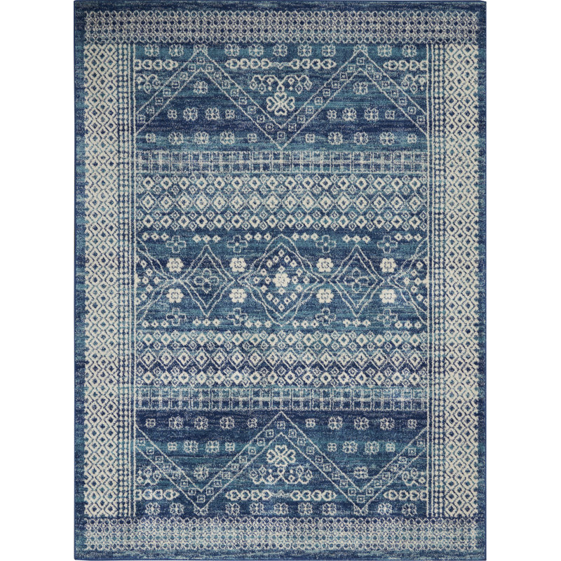 Southwestern Indoor / Outdoor Rug, Rectangle 3'9" x 5'9"