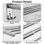 Towel Rack Wall Mounted Chrome 2 Tier Adjustable