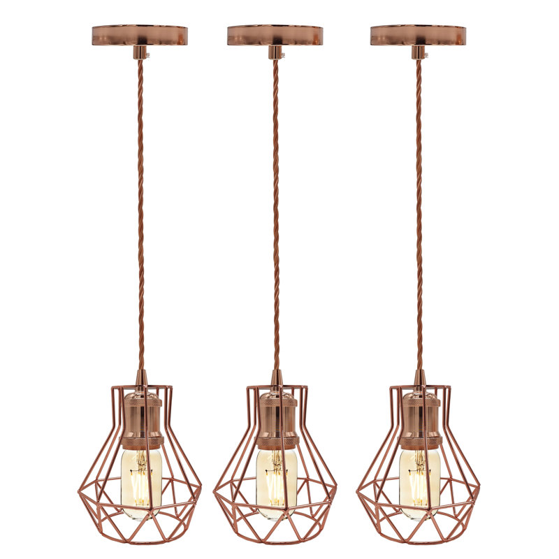 3 - Light Rose Gold Pendant
