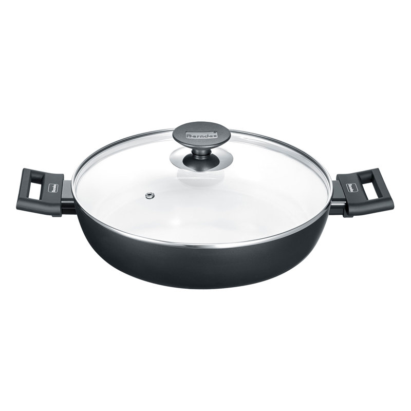 Berndes Non-Stick Aluminum Round Braiser with Lid, 28 cm