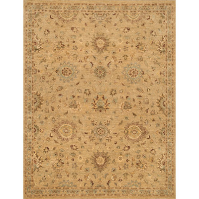 Durden Hand Knotted Wool Oriental Indoor Rug