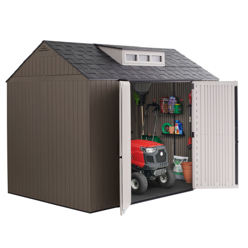 Rubbermaid Easy Install Shed, 21.69" H x 87.75" W x 45.50" D