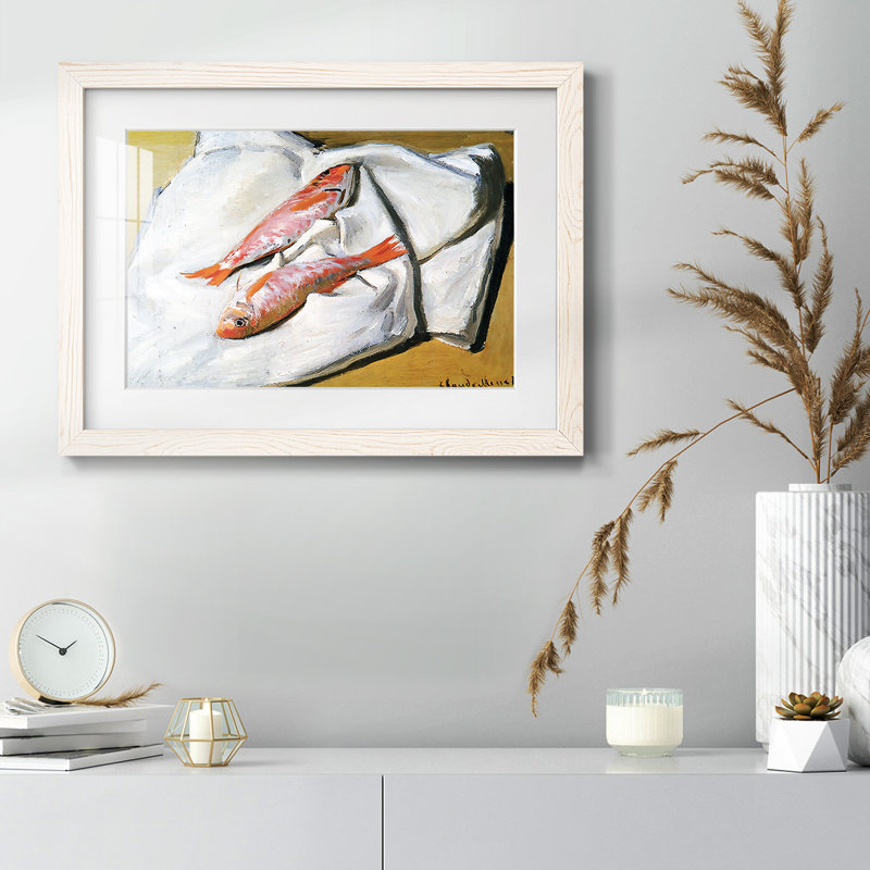 Red Mullets, 1869 - reproduction d'un seul cadre, Blanc, H 28 po x l 42 po