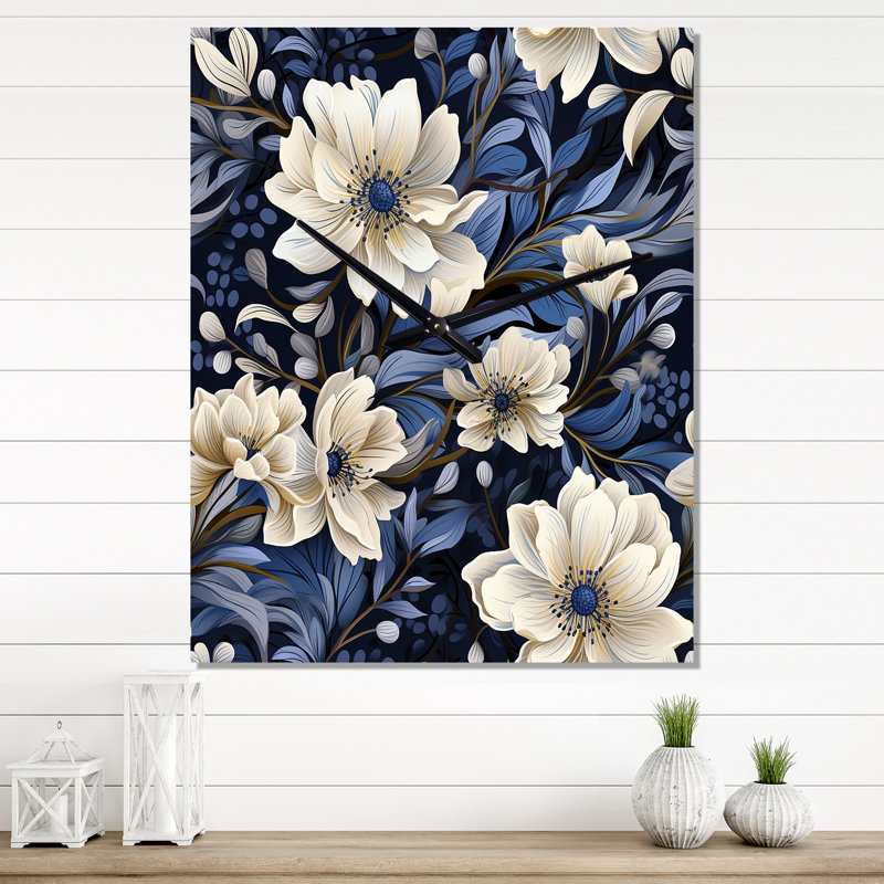Janal - Horloges murales florales, Petit