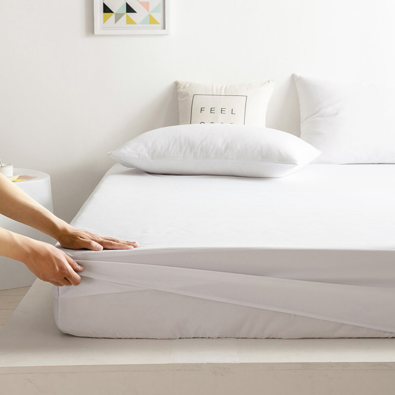 Extra Deep 25cm Bed Sheets Fitted Sheet 100% Poly Cotton, Small Double (4'), White