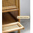 Retro Wicker Three-Door Storage Special Cabinet