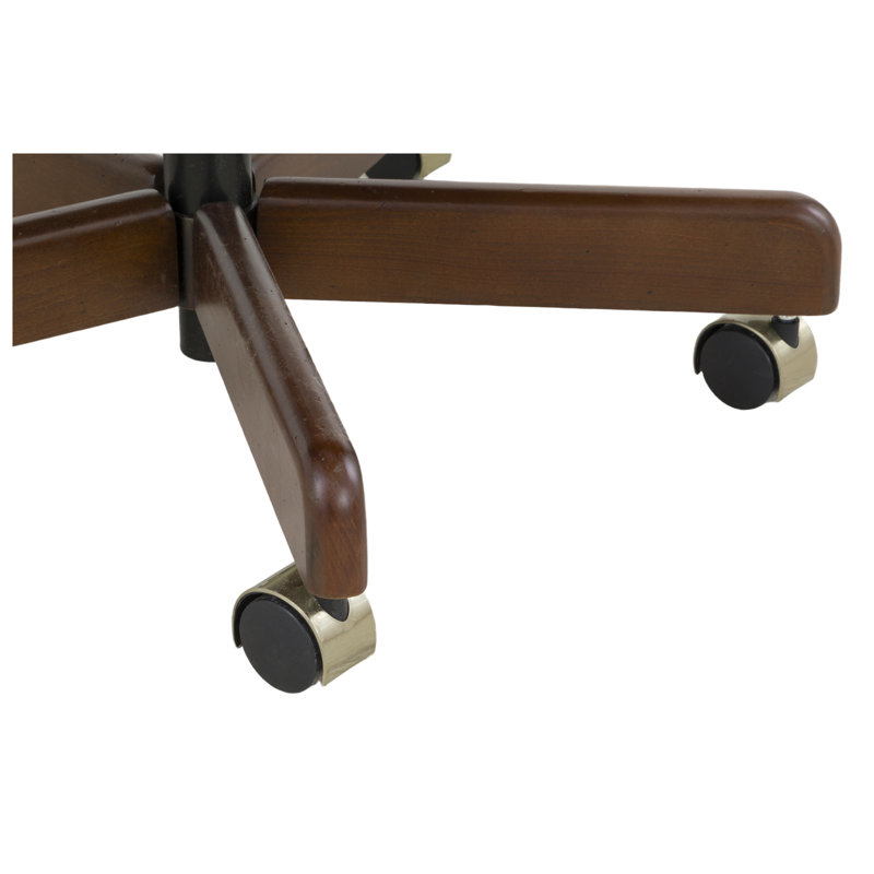 Office Chair, Almond Buff, Small Brass, 1111 Brown