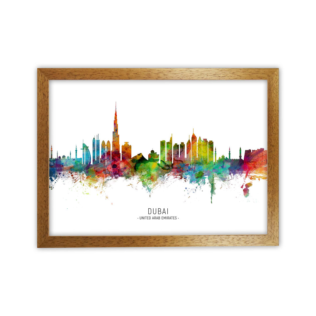 Dubai United Arab Emirates Skyline by Michael Tompsett - Print
