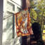 Chat en feuilles d'automne-112700516