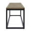 Industrial Wood And Metal Bench-2058835044