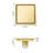 6 Inch Square Shower Floor Drain