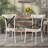 Stathelle Cross Back Side Chair in Antique White