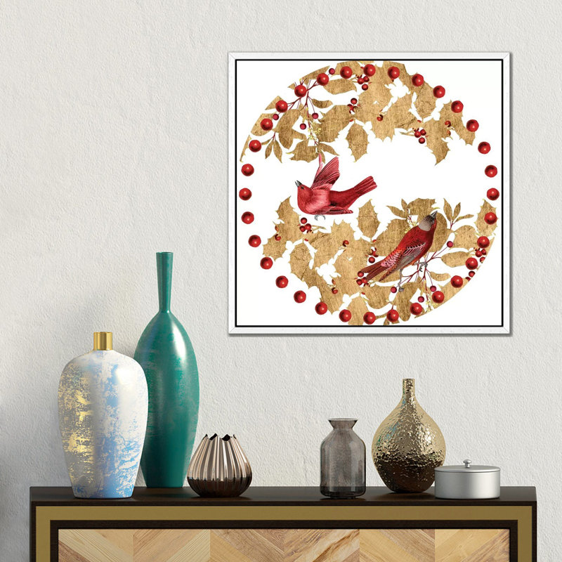 Bird Christmas Collection C, White