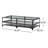 Bayline Glass Top Single Coffee Table