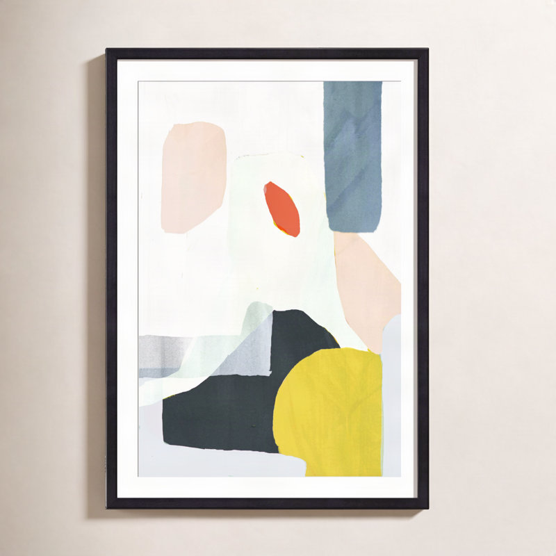 Summer Salad II Painting by Victoria Borges, 16.09" H x 12.09" W x 1.1" D, Black