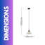 Industrial Antique Brass Effect Glass Light Shade