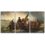 «George Washington Crossing the Delaware» par Emanuel Leutze, reproduction d'art sur toile tendue 3 pièces-56497638