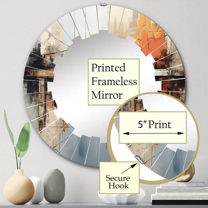 Miroir mural Harmaning, 24 po x 24 po