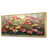 Toile avec cadre flottant or