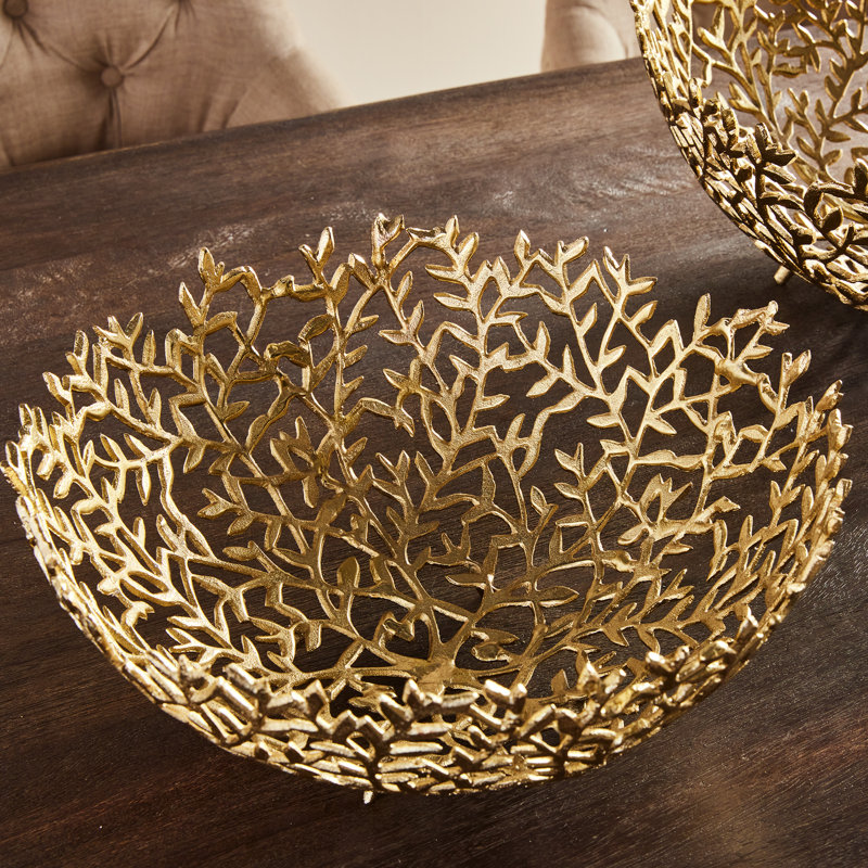 Aluminum Decorative Bowl Set