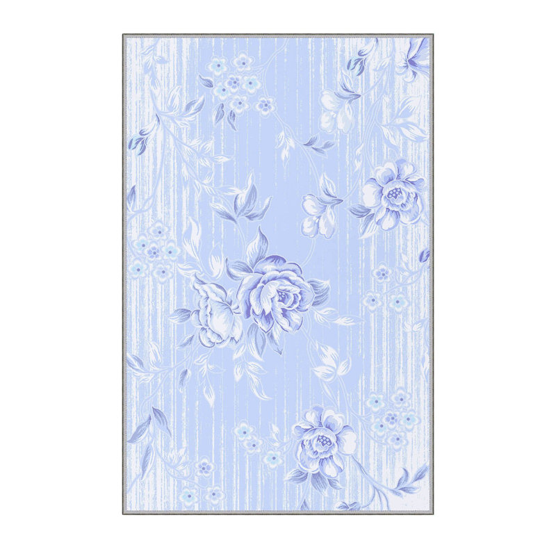 Antibacterial Hall Carpet, 3D Digital Printed, 3.3 x 4.9 ft | 100% Polyester, 0.3 in Pile Height, Non-Slip Underside, Machine Washable, Durable & Easy Care | Perfect for Living Room, Entryway & Home Décor
