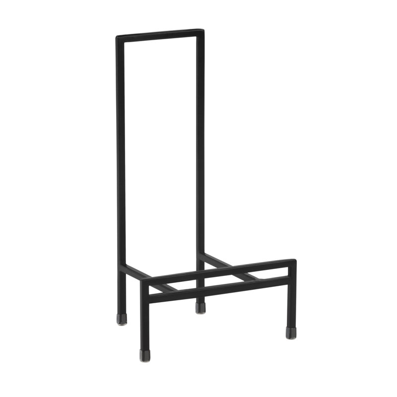 Support à bol droit 8 po - Doré, H 12,25 po x l 7 po x P 5,5 po, Noir