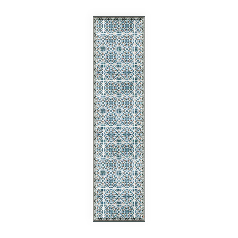 Bynoe Geometric Water Resistant Anti-Fatigue Non-Skid Kitchen Mat, Runner 65 x 266cm