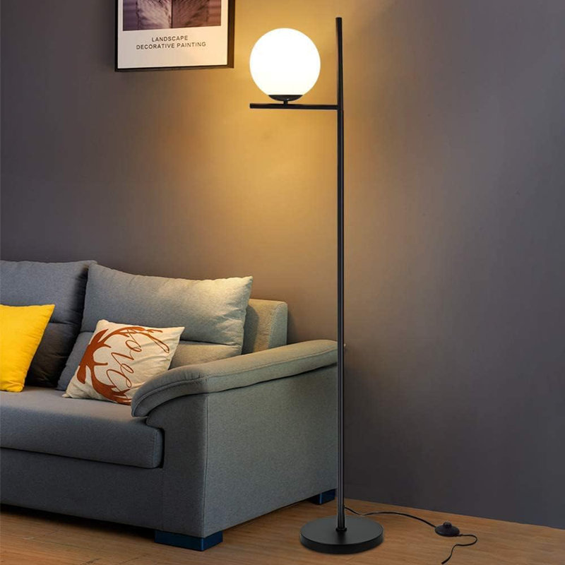 Askim 59.05" Tree Floor Lamp, Black