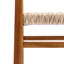 Ensemble repas 5 pièces en bois d'acacia avec osier tissé à la main Capri-125585654