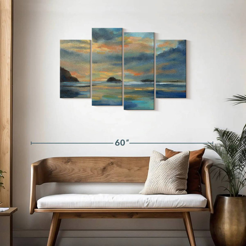 Gillard Pacific Sunset II, H 27 po x l 43 po