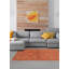 Tapis rouge foncé noué à la main de conception unique 2 pi 5 po x 6 pi 2 po Jnr