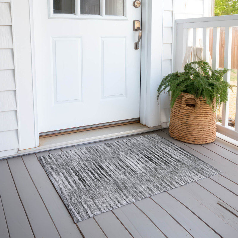 Altair Washable Abstract Indoor / Outdoor Rug, Rectangle 1'8" x 2'6"