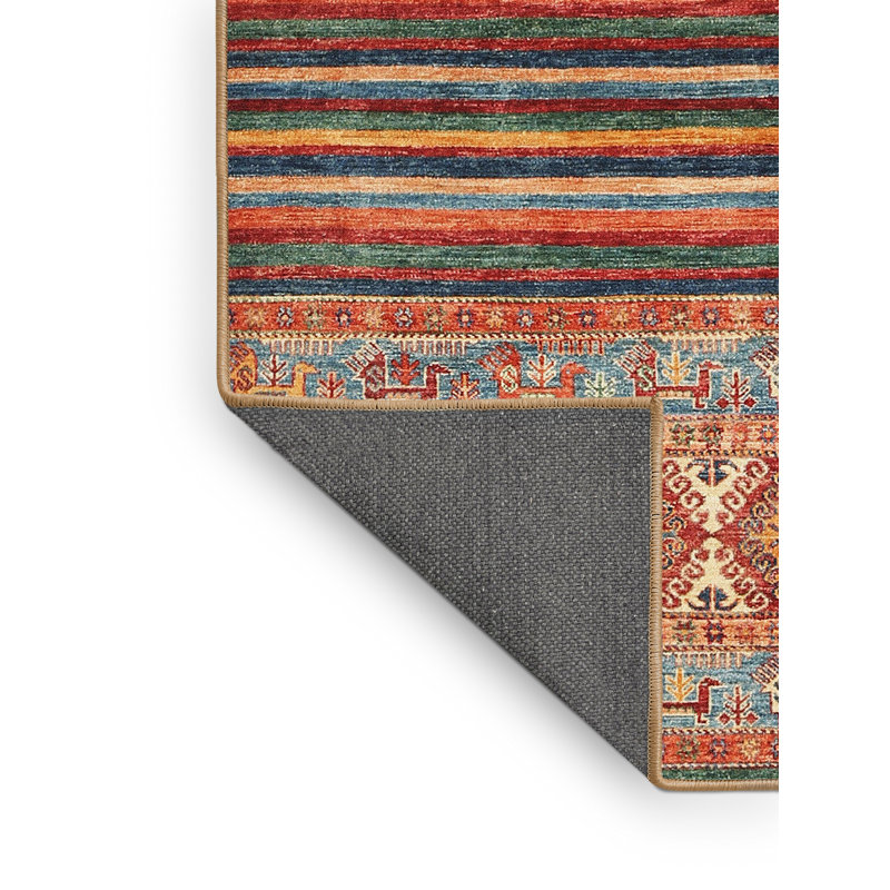 Tapis brun contemporain Maghin, Rectangle 5 pi x 7 pi